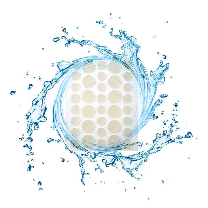Mluffy 36Pcs Face Spot Scar Care Sticker Invisible Absorbing Spot Dot Waterproof Pimple Patch Sheet for Girls Skin Care Transparent Pack Of 1 - Image 3