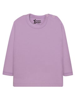 Funny Bunny Pack Of 2 Plain Color Long Sleeve Undershirt For Baby Boy  - Image 3