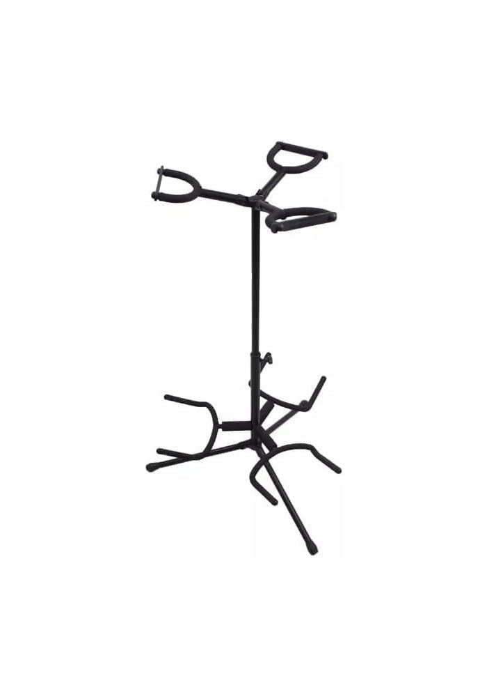 Triple Guitar Stand for Electric, Acoustic, and Bass Guitars - Adjustable Tripod Holder - Image 4