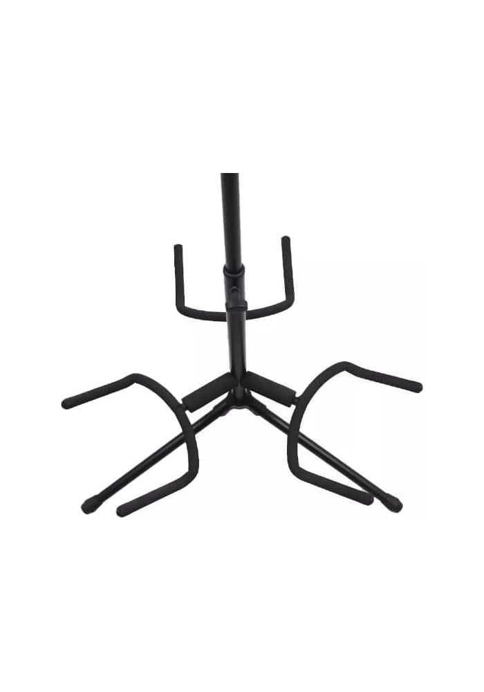Triple Guitar Stand for Electric, Acoustic, and Bass Guitars - Adjustable Tripod Holder - Image 5