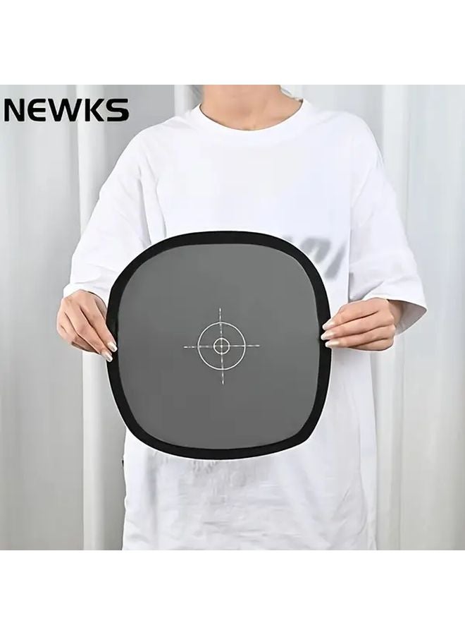 11.81 Inch Autofocus Screen Professional White Balance Calibration Card 18 Percent Gray Scale Reflector - Image 2