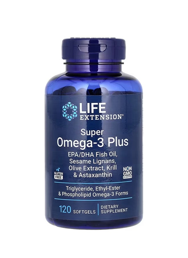 Life Extension Super Omega-3 Plus 120 Softgels 