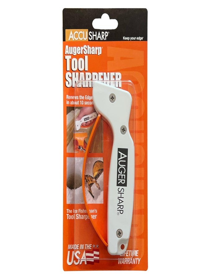 أكيو شارب أداة شحذ أدوات حفر الجليد AccuSharp AugerSharp، بشفرة من كربيد التنجستن مصقولة بالماس، تشحذ وترمم وتصلح وتصقل شفرات أدوات صيد الجليد الباهتة بسرعة. - Image 3