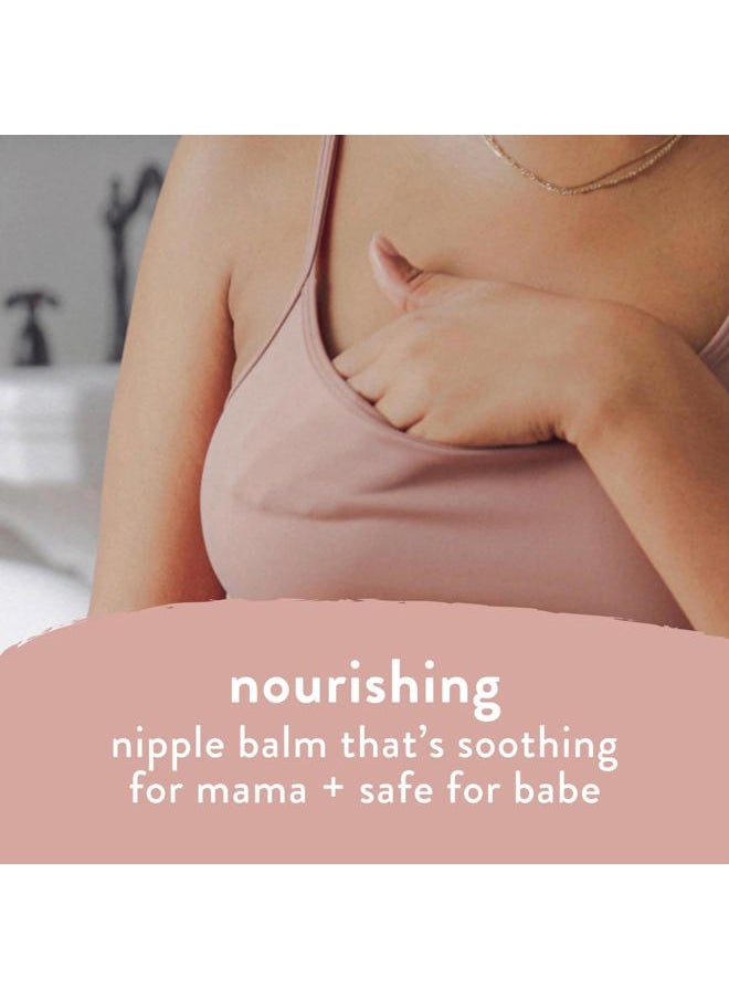 The Honest Company - New Mama Care Essentials Gift Set | Hospital Bag Must Haves | Travel Size Nip Balm (0.5 oz), Glow On Body Cream (1 oz), Gotta Glow Face Wash (1.75 fl oz), Reusable Pouch - Image 1