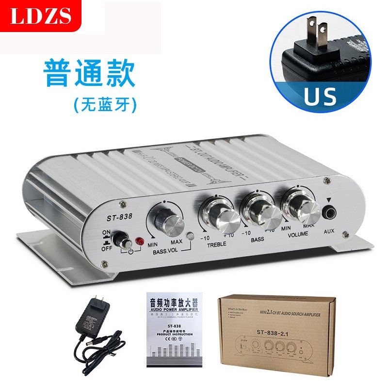 New Mini Small Power Amplifier Home Car Multi-Function Speaker Professional Fever 12V Car Power Amplifier Audio - Image 1