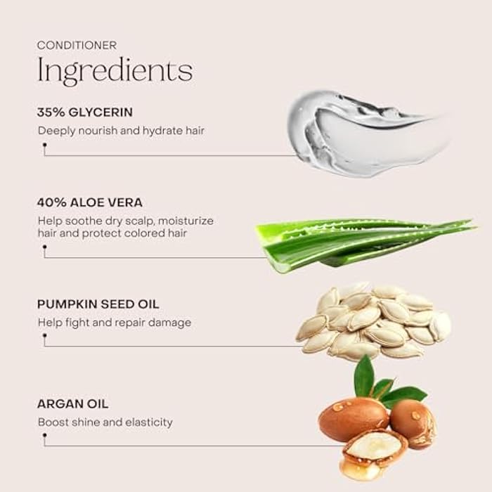 Everist The Haircare Meets Skincare Set, Includes Shampoo & Deep Conditioner Concentrates, Strengthens & Repairs Hair, Hydrates & Soothes Scalp, Plant-Based & Color-Safe, 3.4 fl oz Each - Image 4