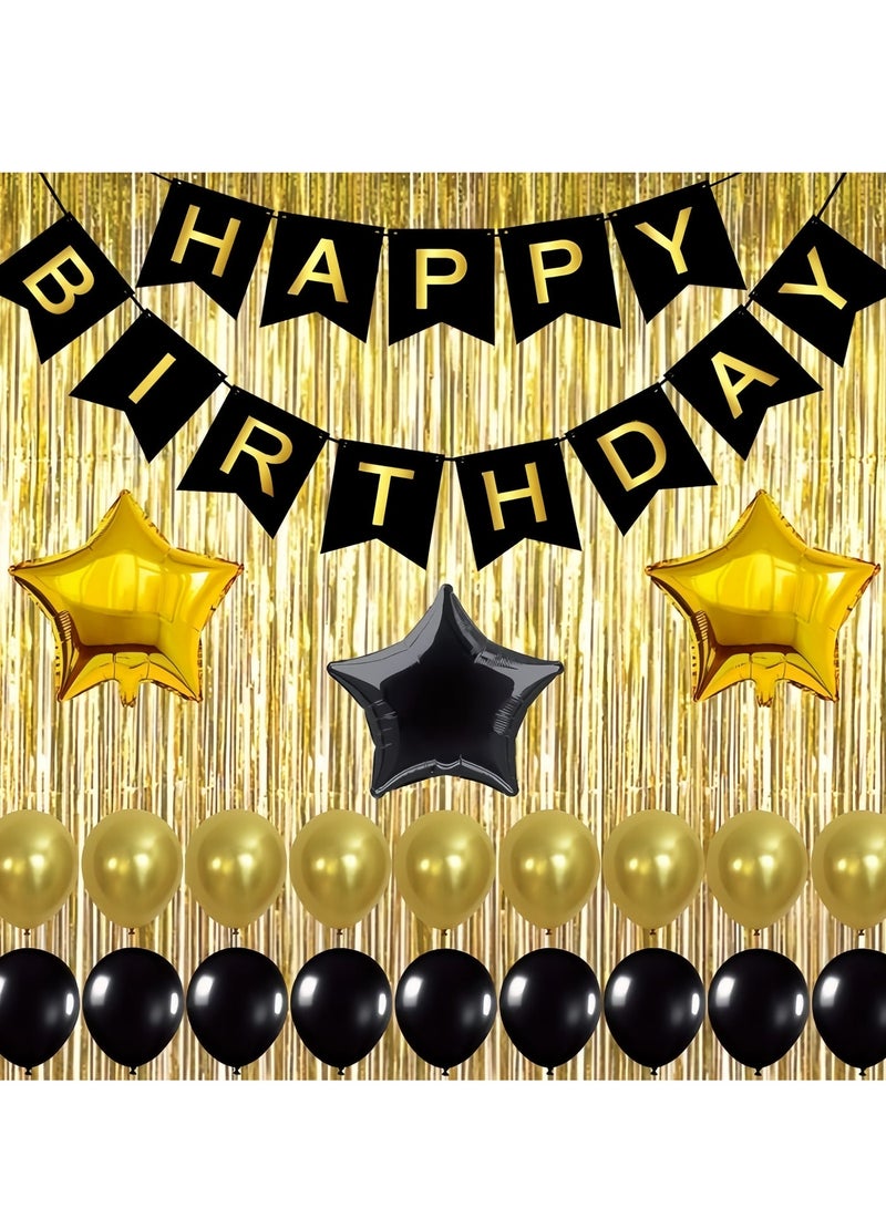 23-Piece Happy Birthday Party Decoration Set - Image 3