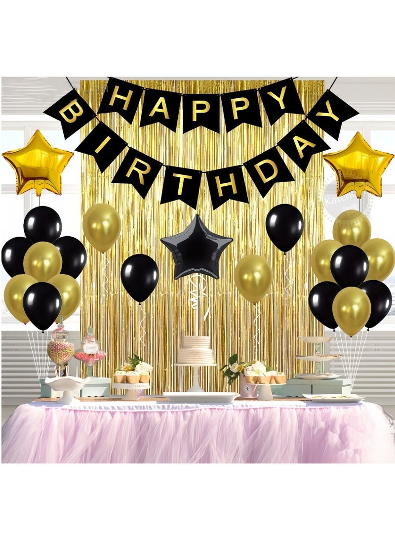 23-Piece Happy Birthday Party Decoration Set - Image 2