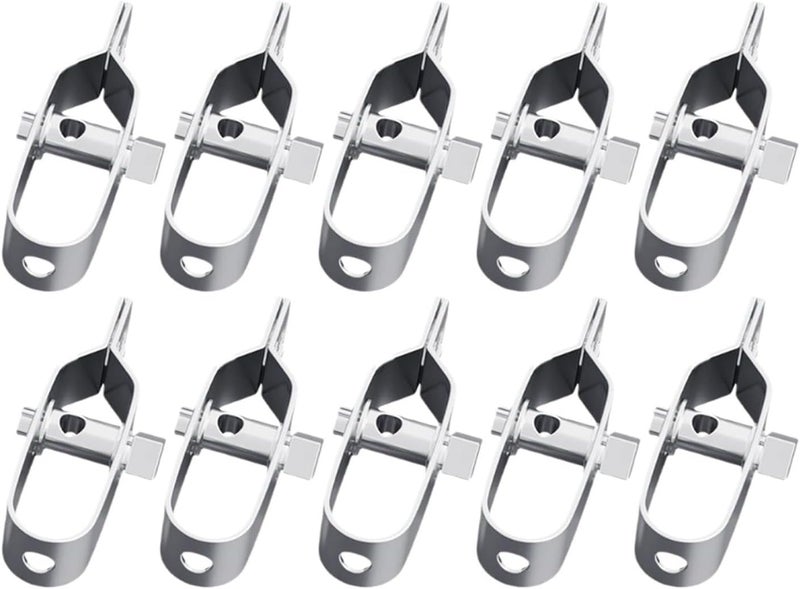 10-piece Fence Connection Set, Rope Tensioner, Fence Tensioner, Set for The Yard, 120mm - Image 1