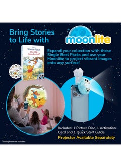 Moonlite Storytime Winnie The Pooh Don'T Be Roo-Diculous Storybook Reel, A Magical Way To Read Together, Digital Story For Projector, Fun Sound Effects, Early Learning Gift For Kids Age 1 Year And Up  - Image 2