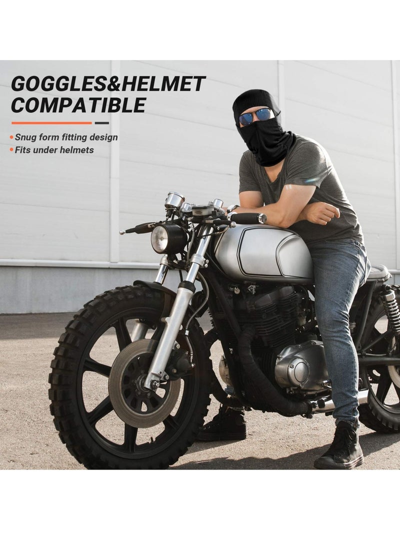 Cycling Face Mask, Motorcycle Cycling Ski Mask, UV Protection Helmet Liner Windproof Outdoor Headwear Men Women, Sunscreen, Dustproof, Comfortable, Skin-Friendly and Breathable