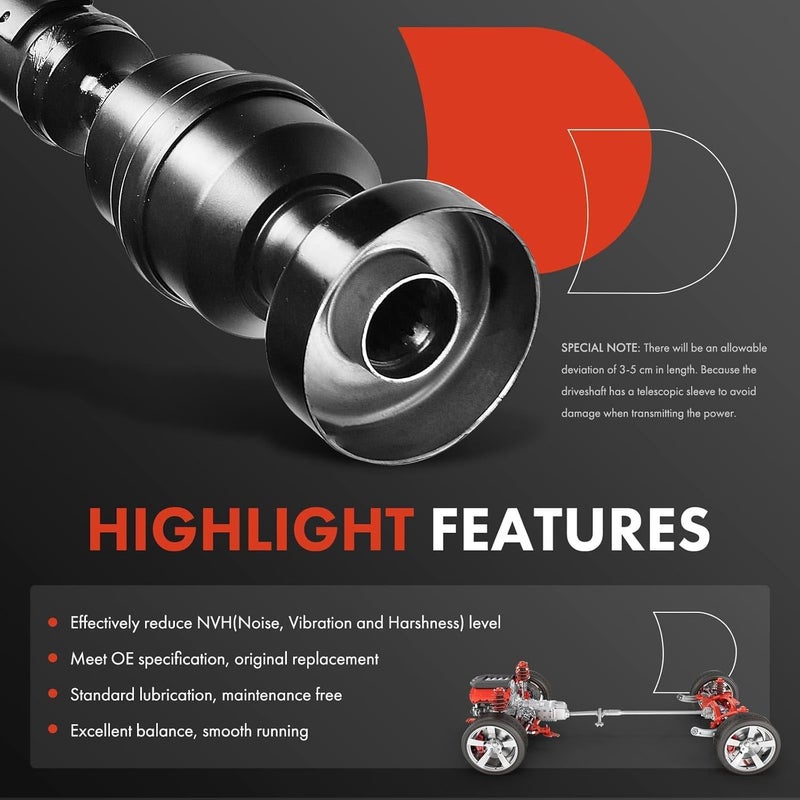 A-Premium Front Complete Drive Shaft Assembly - Image 5