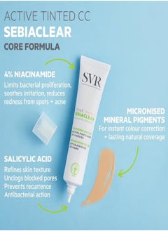SVR Sebiaclear Active Tinted - 40ml  - Image 3
