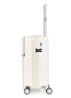 MORANO Morano Modern Polycarbonate Lightweight Carry-on Luggage with Front Pocket and Built in TSA Lock (Beige) 20 Inch Dimension 35*21*49 CM  - Image 5