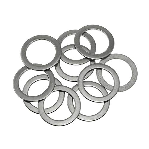 Maxmoral Stainless Steel Bicycle Pedal Gasket Bike Pedal Washers Replacement for Mountain Bike Road Bike - Image 1