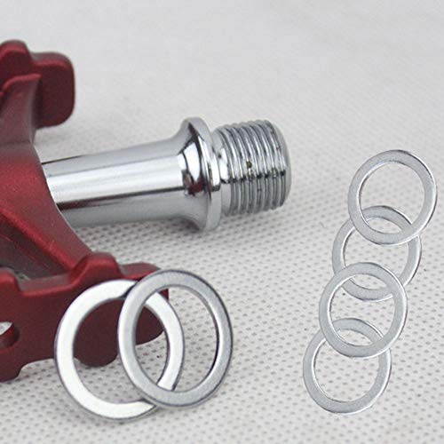 Maxmoral Stainless Steel Bicycle Pedal Gasket Bike Pedal Washers Replacement for Mountain Bike Road Bike - Image 4