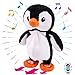 Hopearl Talking Singing Penguin Repeats What You Say Walking Electric Interactive Animated Toy Speaking Plush Buddy Gifts for Toddlers 75 - Image 4