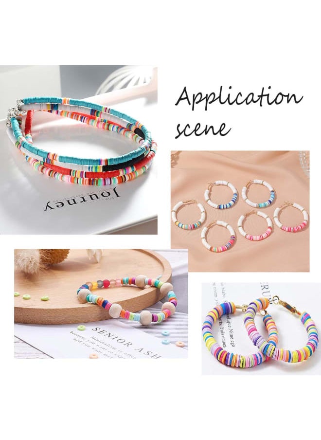 Generic - Specification:Quantity: 3000 pcs/set.Color: white. Material: Polymer ClaySize: Disc Beads: 6mm in diameter, 1mm thick, hole: 2mm; about 3040~3200pcs/box; Container: 7.2x8cm; city: 250ml, 1pc; Mat: 66x30mm, 1pc. Specification:Learn simple and exciting techniques to make jewelry just like you see in department stores, affordable way for DIY to get great style. Elite logo plastic box set is included, also help you easy to store the small tiny items. Customer support: If you have any problem with our product, you can click on the "Seller Contact" button in your Amazon account to send us an email. we will be happy to help you and we will reply as soon as possible. - Image 1