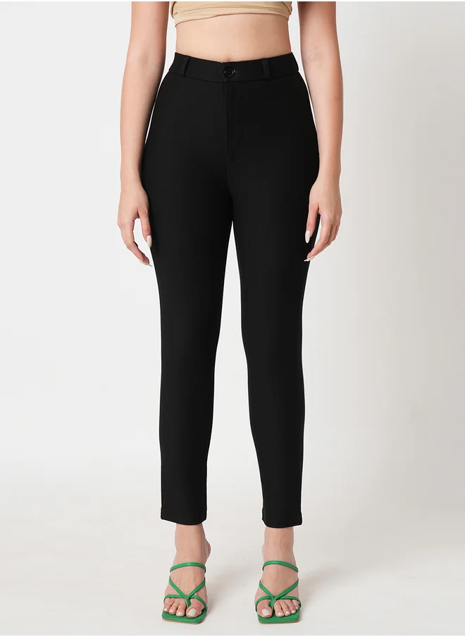 globus Globus High-Rise Stretchable Skinny Fit Trousers