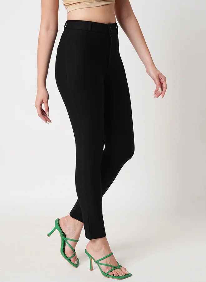 globus Globus High-Rise Stretchable Skinny Fit Trousers