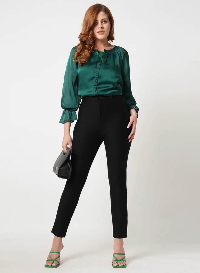 globus Globus High-Rise Stretchable Skinny Fit Trousers