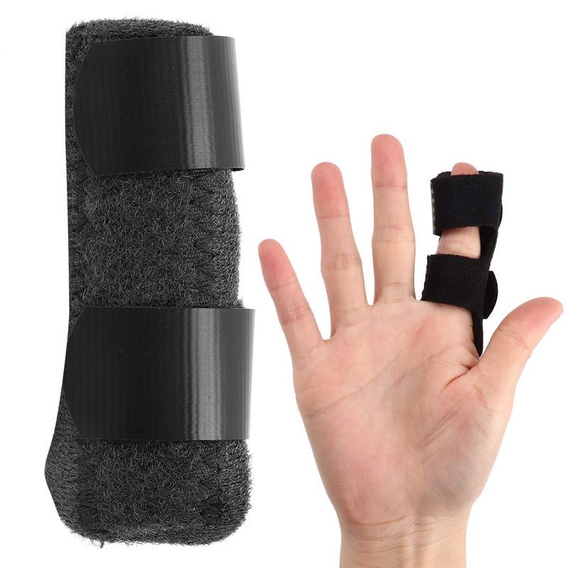 comfrt Finger Splint, Finger Brace Finger Adjustable Fixation Brace Trigger Finger Relief Corrector Support(Black) - Image 5