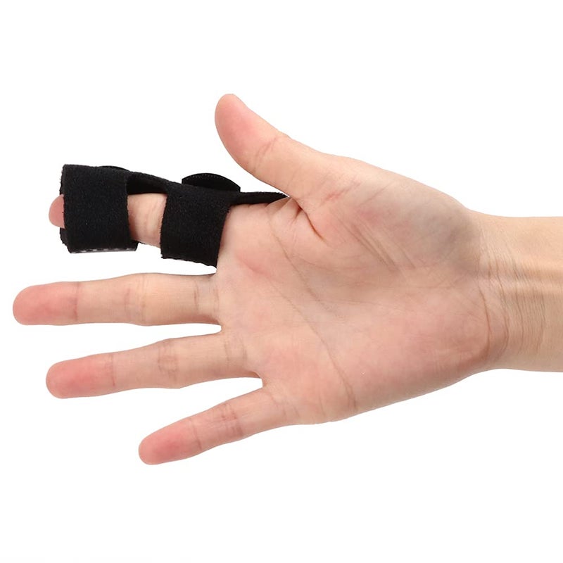 comfrt Finger Splint, Finger Brace Finger Adjustable Fixation Brace Trigger Finger Relief Corrector Support(Black) - Image 4