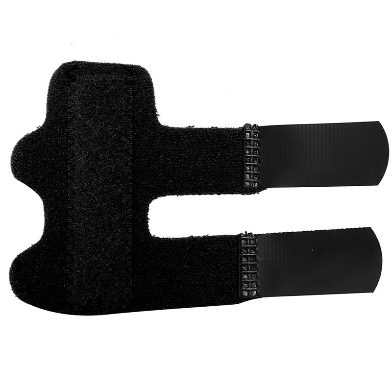 comfrt Finger Splint, Finger Brace Finger Adjustable Fixation Brace Trigger Finger Relief Corrector Support(Black) - Image 1