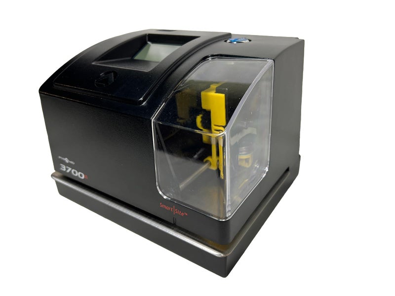 Pyramid Time Systems 3700ss Heavy Duty Time Clock Document Stamp Metal Base Polycarbonate Cover Includes Time Clock 25 Time Cards 1 Ribbon and 2 Security Keys Time Clocks3700 Replacement - Image 2