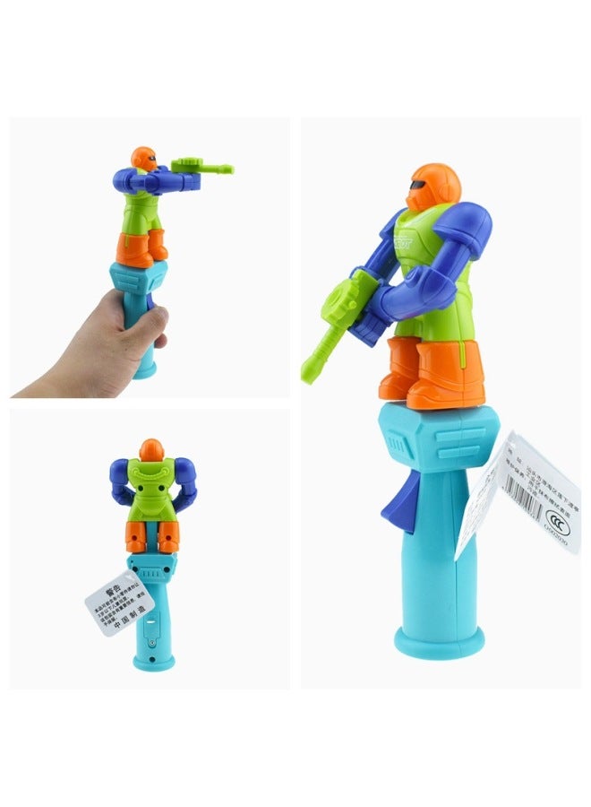 Novelty Battle Fighting Warrior Interactive Parent-Child Toy Boxer Swordsman With Voice Battle Robot Toy-Color:Swordsman  - Image 1
