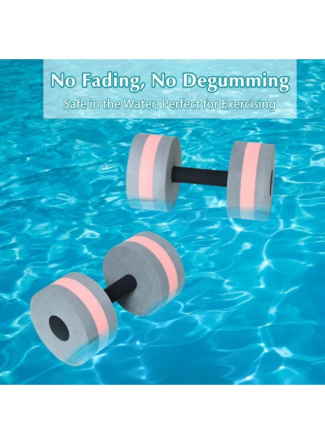 Timoo Aquatic Dumbells Set of 2 Water Dumbells Pool Resistance Water Weight Water Aerobics High-Density EVA-Foam Pool Fitness - Image 4