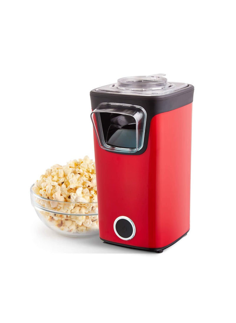 Dash DASH Turbo POP Popcorn Maker with Measuring Cup to Portion Popping Corn Kernels  Melt Butter 8 Cup Popcorn Machine  Red 