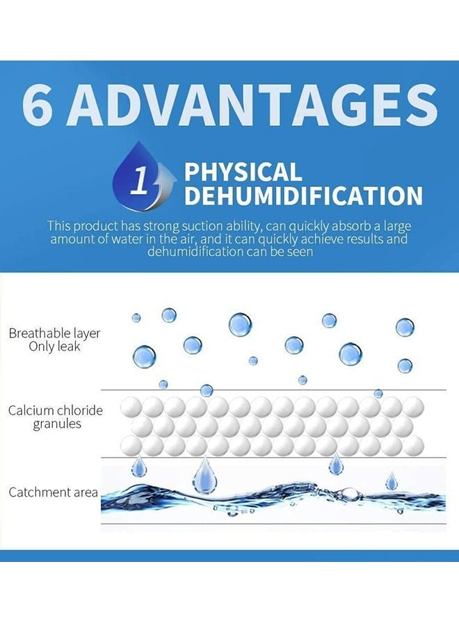 10 PCS Moisture Absorber, Humidity Packs, Activated carbon, Remove odor and formaldehyde, Hanging Closet Dehumidifier Bags, Fragrance Free  - Image 3