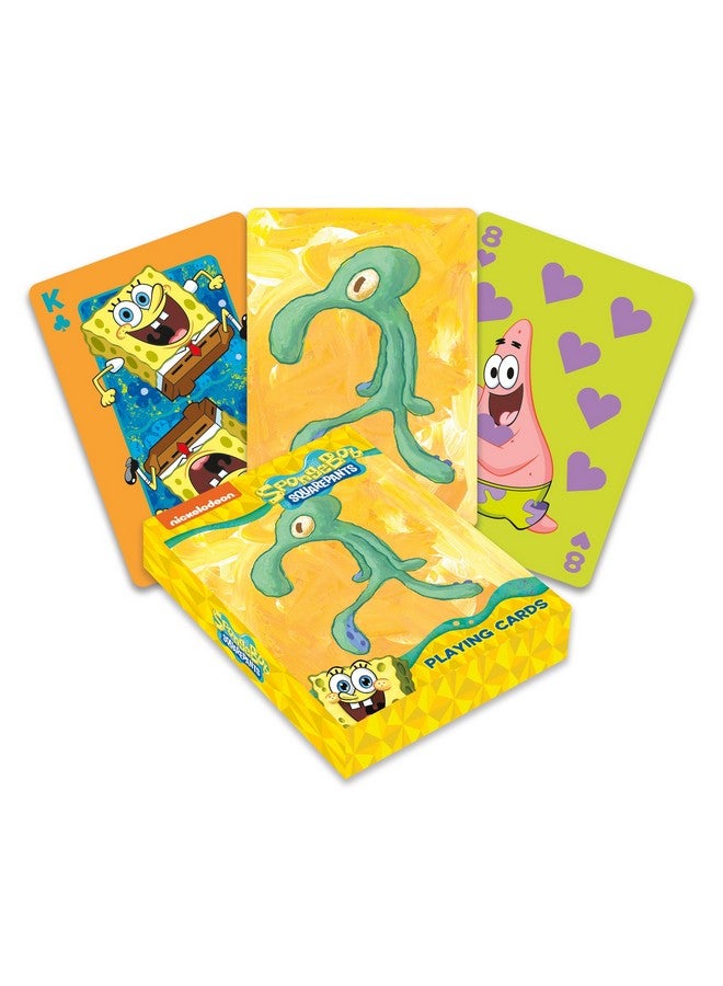 AQUARIUS Spongebob Bold and Brash Playing Cards-Spongebob Themed Deck of Cards for Your Favorite Card Games - Officially Licensed Spongebob Merchandise & Collectibles