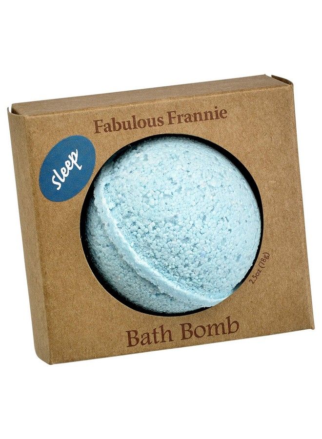 Fabulous frannie Sleep Natural Handmade Bath Bomb Set Rich in Essential Oil Mineral Salt Coconut Oil Witch Hazel Fizzies to Moisturize Skin 25oz - Image 1