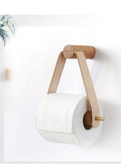 Daytoyz Stylish and Functional Wooden Toilet Paper Holder - Easy Installation, Rustic Nordic Design  - Image 5