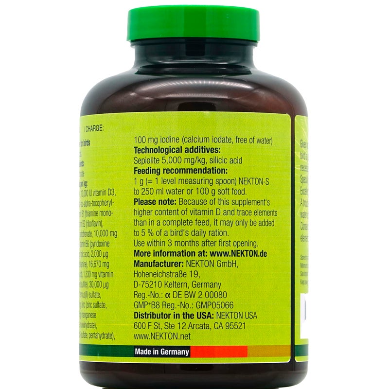 Nekton-S Multi-Vitamin for Birds 330g/ 11.64oz - Image 3