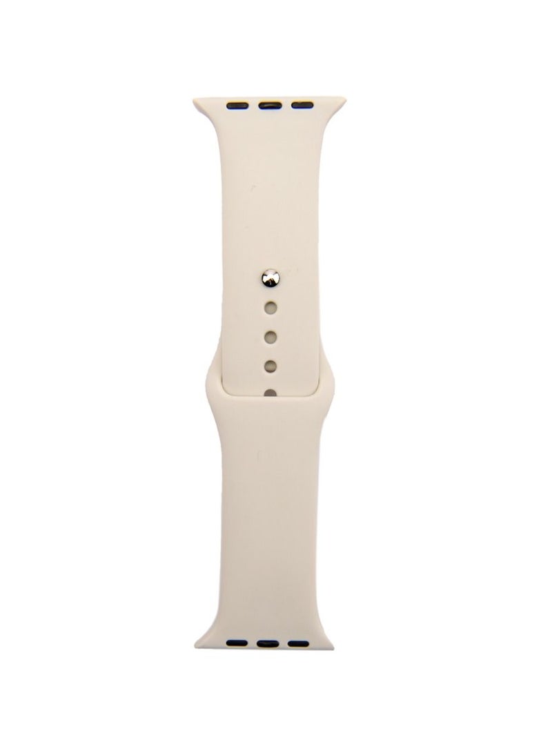 Apple Watch Band 41mm Soft Silicone Sport Band Replacement Wrist Strap Compatible for iWatch Apple Watch Series 7 (41mm) - Image 2