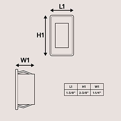 ONLINE LED STORE True Mods 1-Slot Rocker Switch Panel Housing Kit [Industry Standard Fit] [Heavy Duty] [Professional Look] Automotive Mount Rocker Switch Holder - Image 5