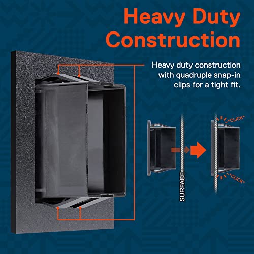 ONLINE LED STORE True Mods 1-Slot Rocker Switch Panel Housing Kit [Industry Standard Fit] [Heavy Duty] [Professional Look] Automotive Mount Rocker Switch Holder - Image 4