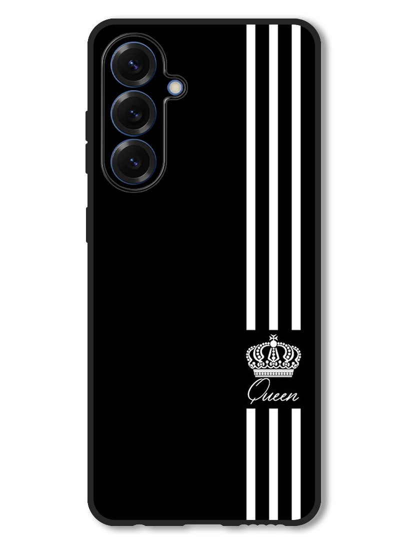 Theodor حافظة متوافقة مع سامسونج جالاكسي A26 حماية مضادة للصدمات غطاء بامبر تاج الملكة - Image 1