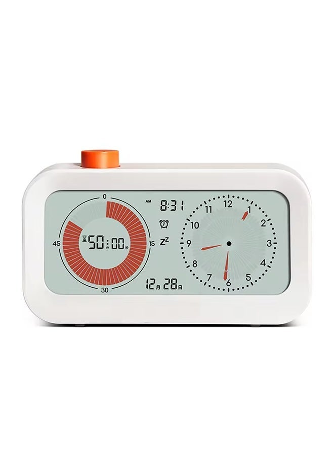 Digital Productivity Visual Timer Count Up/Down Function Alarm Calendar Display Clock Snooze Setting Time Management Tool - Image 1