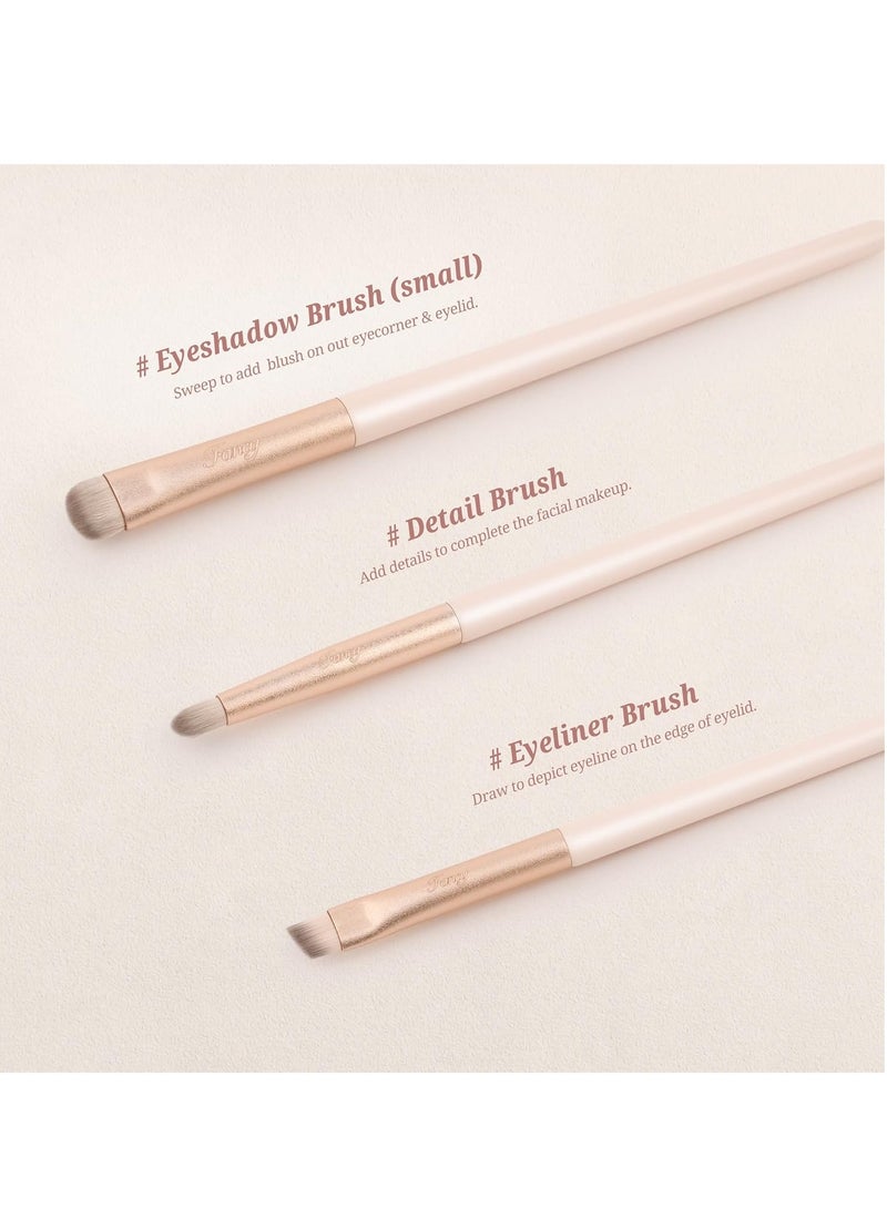 Fancy Dream Star Ultra-Thin Precision Makeup Brush Everyday Essentials Multi Use Brush Set(Pack Of 9 With Box) - Image 4