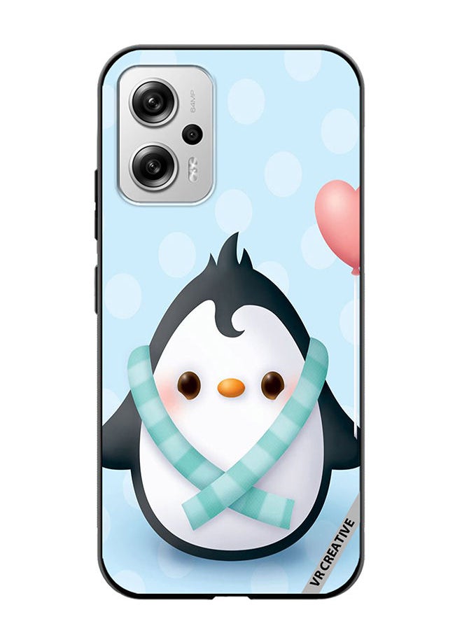 VR CREATIVE Protective Case Cover For Xiaomi Redmi Note 11T Pro Baby Penguin Design Multicolour 