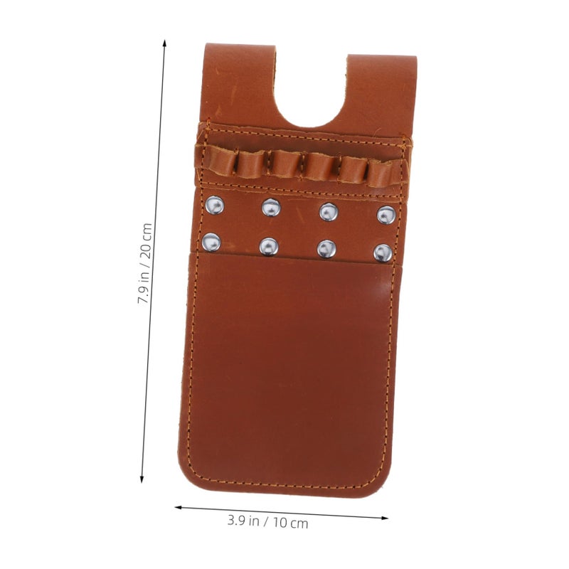 Leather Arrow Holder Bag Detachable Waist Pouch Compact Washable for Hunting Outdoor - Image 3
