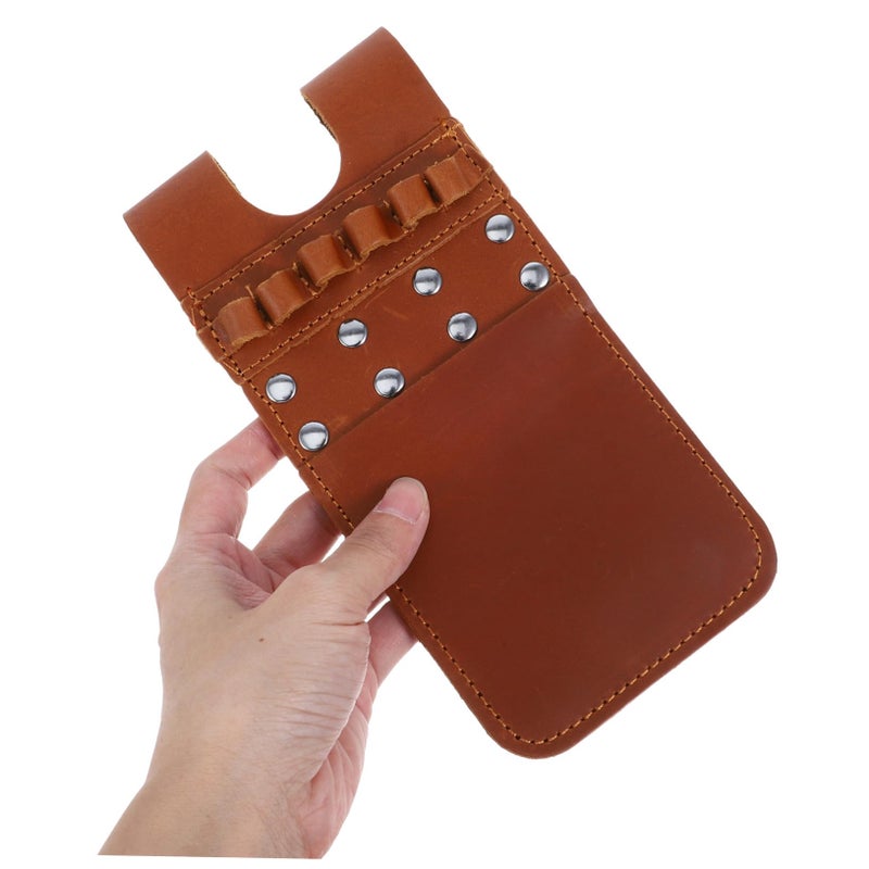 Leather Arrow Holder Bag Detachable Waist Pouch Compact Washable for Hunting Outdoor - Image 4