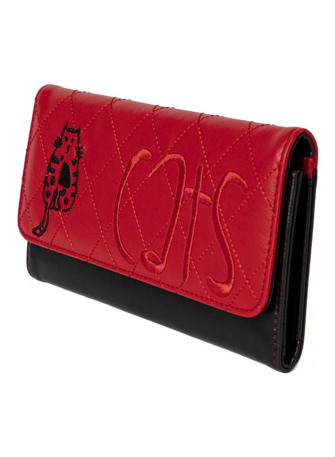 بيج ديزاين محفظة مطرزة بتصميم قطط متعدد الألوان - Image 5