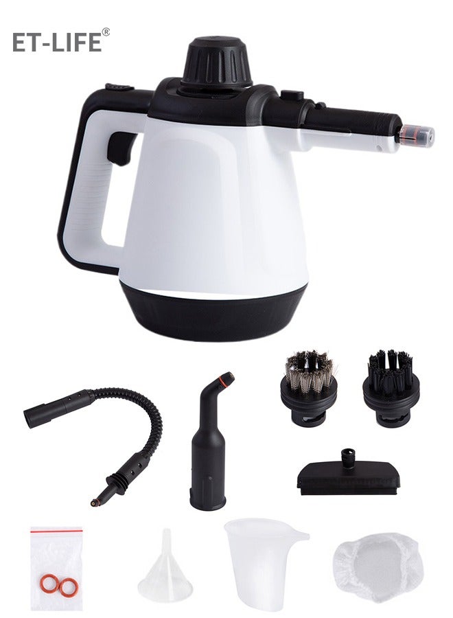 ET-LIFE Electric Steam Cleaner - Multi-Purpose Steam Mop, 400ml, 1200W, 3.5 Bar Steam Pressure, High Temperature Kills 99.99% of Viruses & Bacteria for Home/Kitchen/Upholstery/Bathroom - Image 1