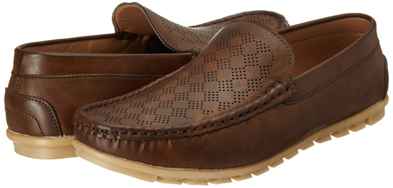 Centrino Men's Casual Loafer Shoes Brown - Image 2