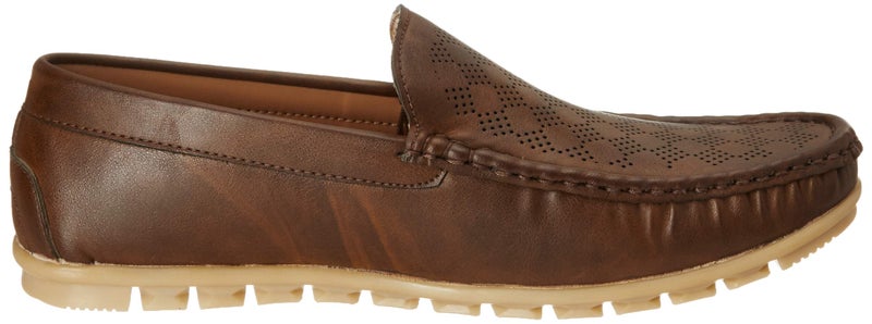 Centrino Men's Casual Loafer Shoes Brown - Image 4